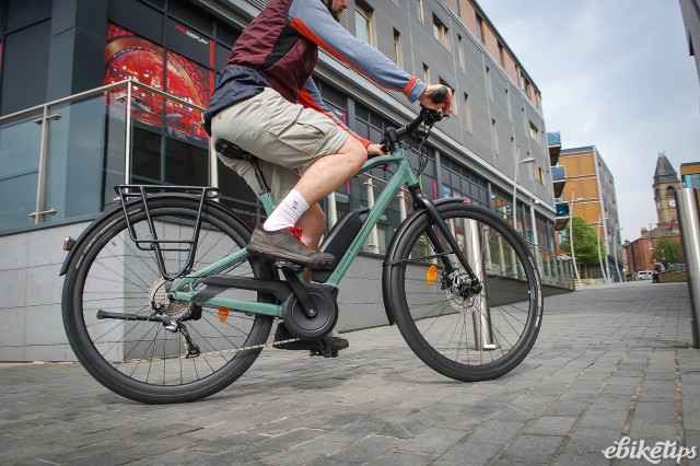 Electric clearance bike exercise